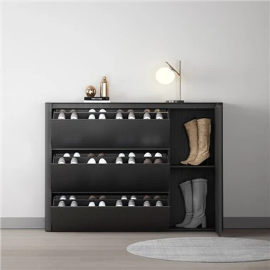 Black Shoe Cabinet