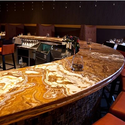 Brown Onyx Slab For Countertops