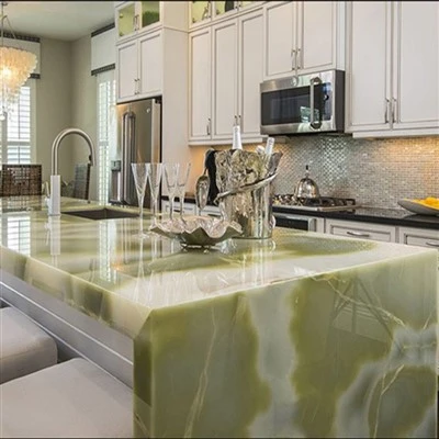 Green Onyx Stone Slab