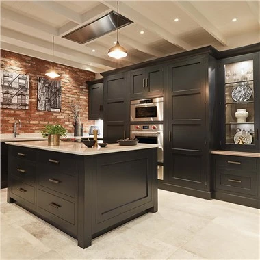 Lacquered Wood Kitchen Cabinets