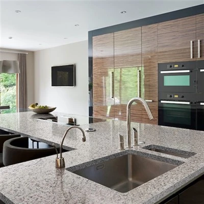 Light Grey Granite Countertop Slab