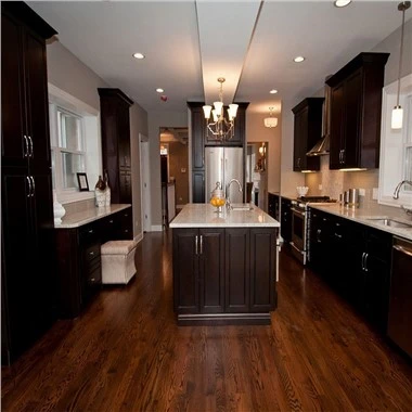 Small Kitchen Espresso Cabinets