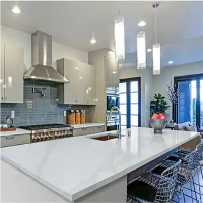 Thin Flower Quartz Stone Countertop