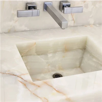 White Onyx Stone Slab