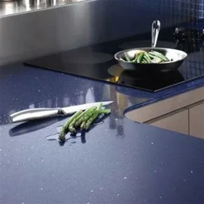 Blue Sparkle Kitchen Worktops