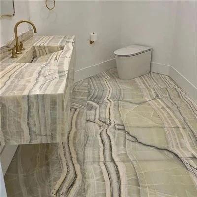 Gray Jade Marble Bathroom