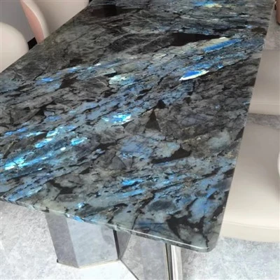 Lemurian Blue Luxury Stone Table