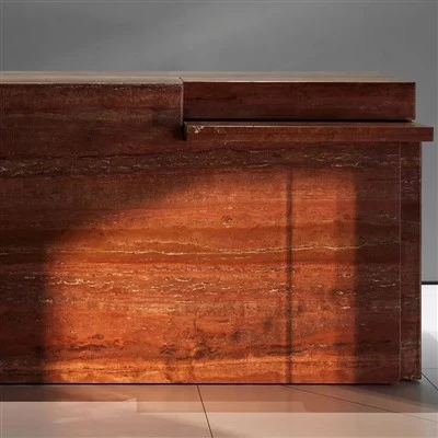Natural Red Travertine Stone