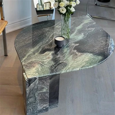 Rosso Luana Leaf Table