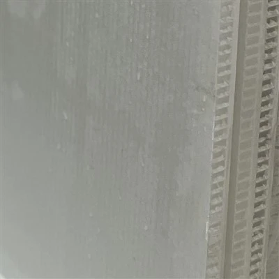Snow White Composite Plastic Honeycomb
