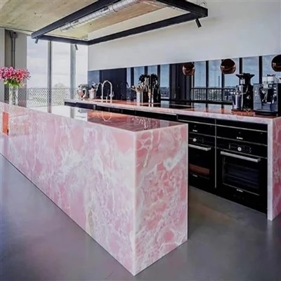 Spider Pink Marble Slabs